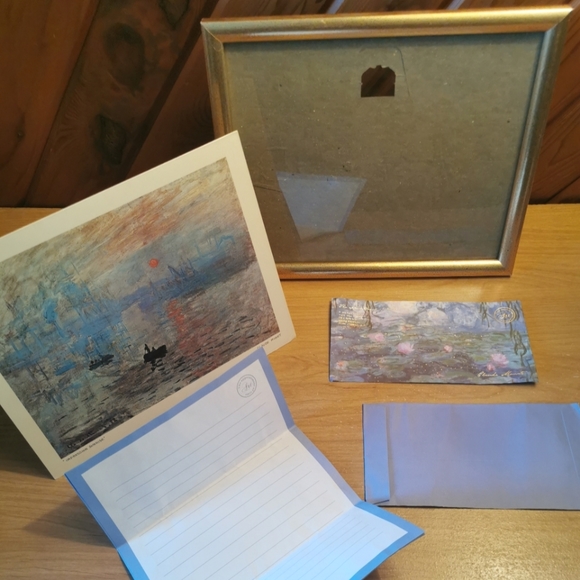 Claude Mone's "Sunrise" Art Print with "Waterlilies" Letters & Envelopes - Picture 5 of 5